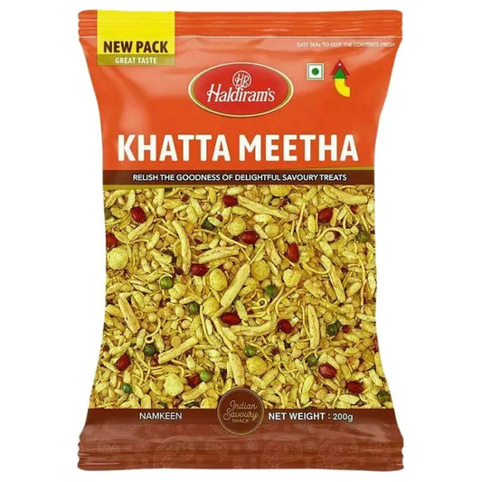 Haldiram Khatta Meetha - Sweet & Tangy Snack - 200g