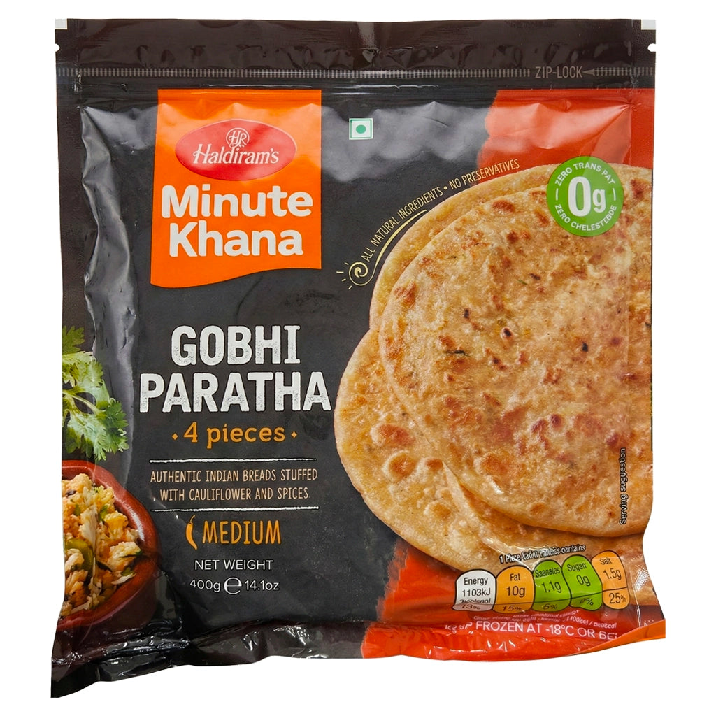 Haldiram Gobhi Paratha (Frozen) - 400g