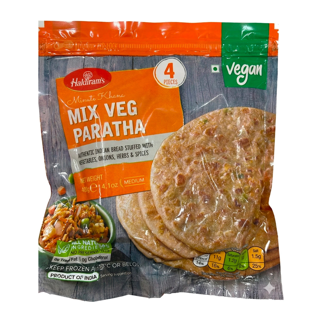 Haldiram Mix Veg Paratha (diepvries) - 400 g