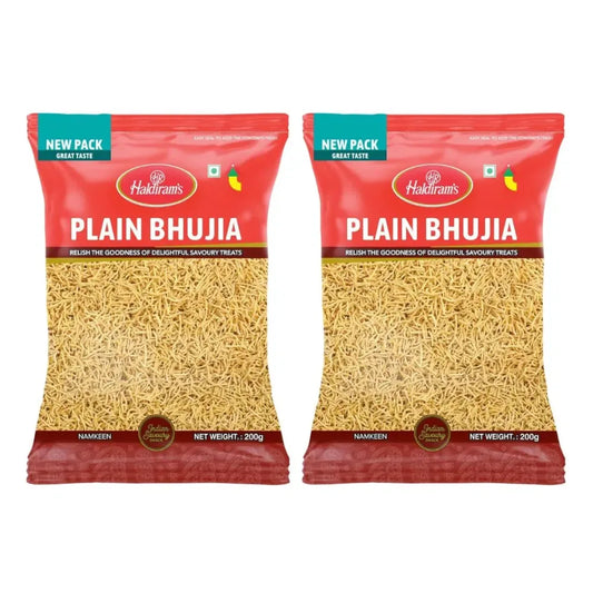 Haldiram - Plain Bhujia - 200g (Pack of 2)