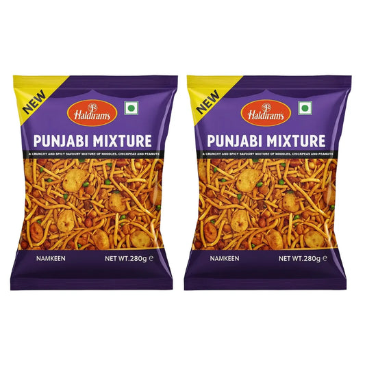 Haldiram - Punjabi-mengsel - 280 g (verpakking van 2)