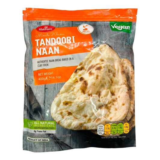 Haldiram Tandoori Naan (Frozen) - 400g