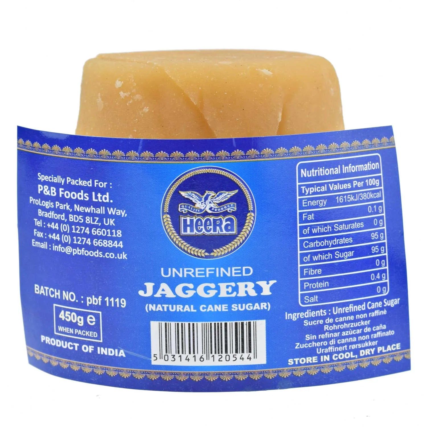 Heera Jaggery Goor Chaki Bhilli  - 450g