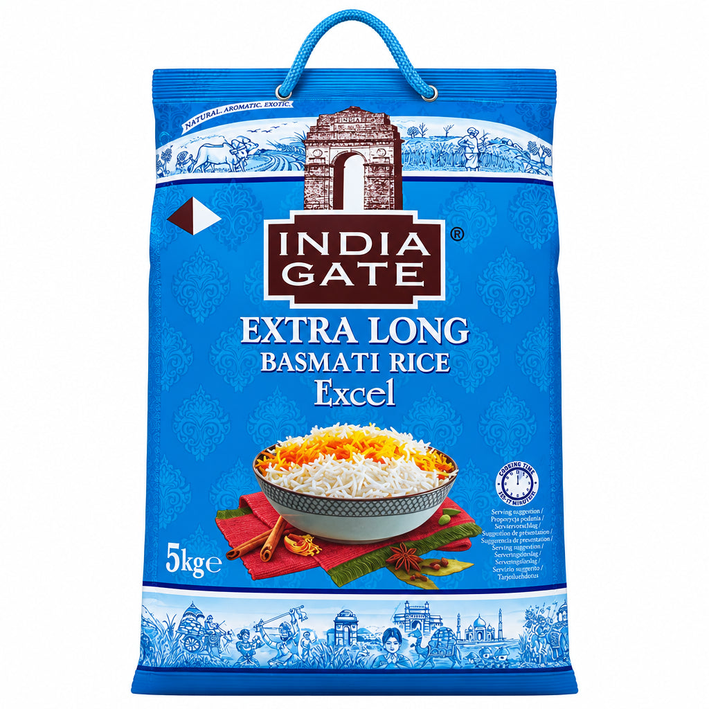 India Gate Excel Extra Long Basmati Rice - 5kg