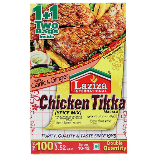 Laziza Chicken Tikka Masala 100g | BBQ & Grill Spice Mix