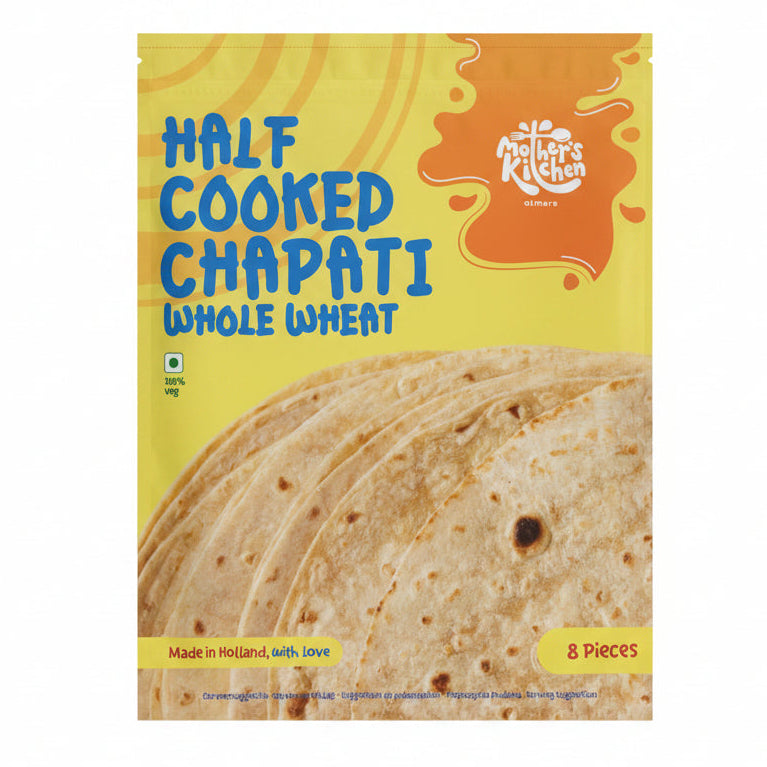 Mother’s Kitchen Whole Wheat Chapati - 8 Pieces