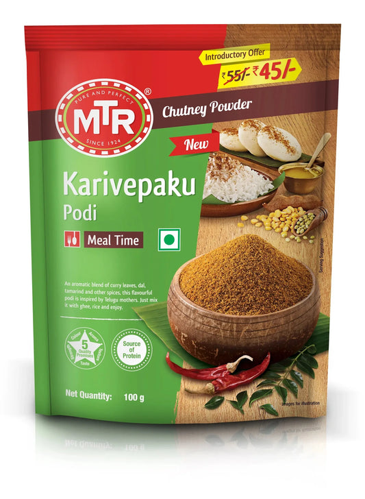 MTR Karvepaku Podi  - 100g