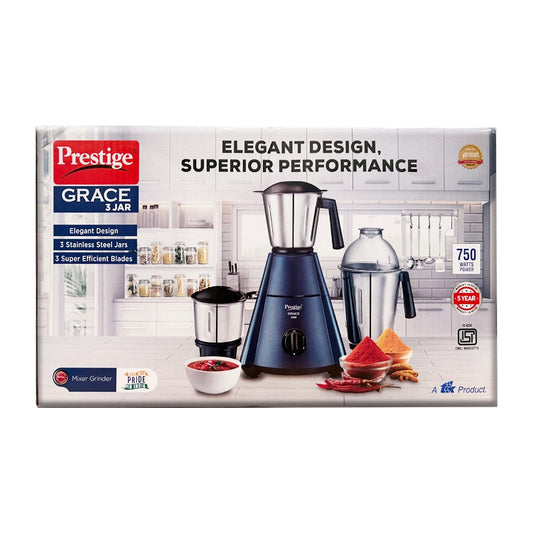 Prestige - Grace Mixer Grinder - 750 Watts