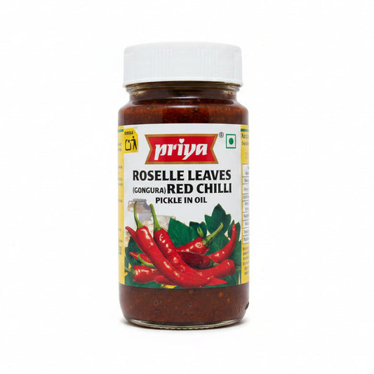 Priya Gongura Red Chilli Pickle - 300g