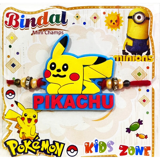 Buy Kids Pikachu Cartoon Rakhi Online at Mini India Grocery