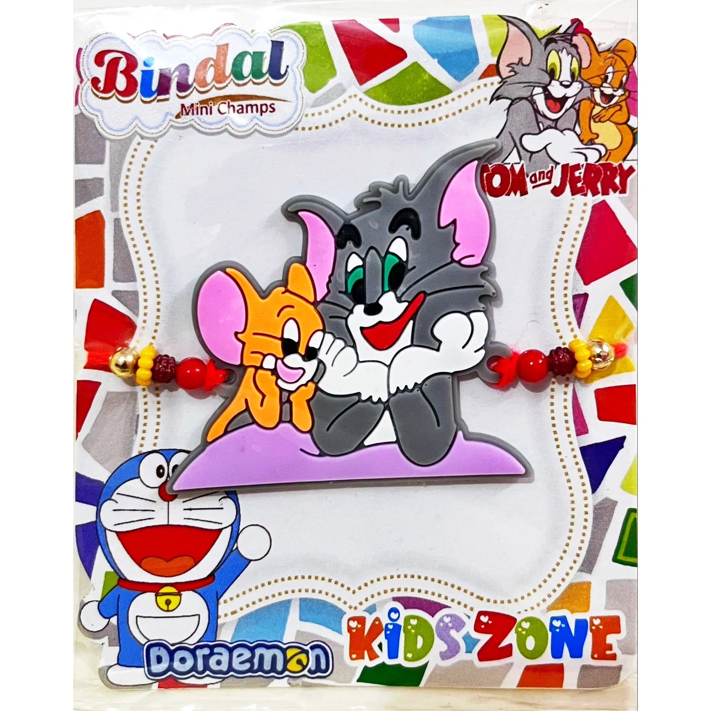 Buy Kids Tom Jerry Cartoon Rubber Band Rakhi Online
