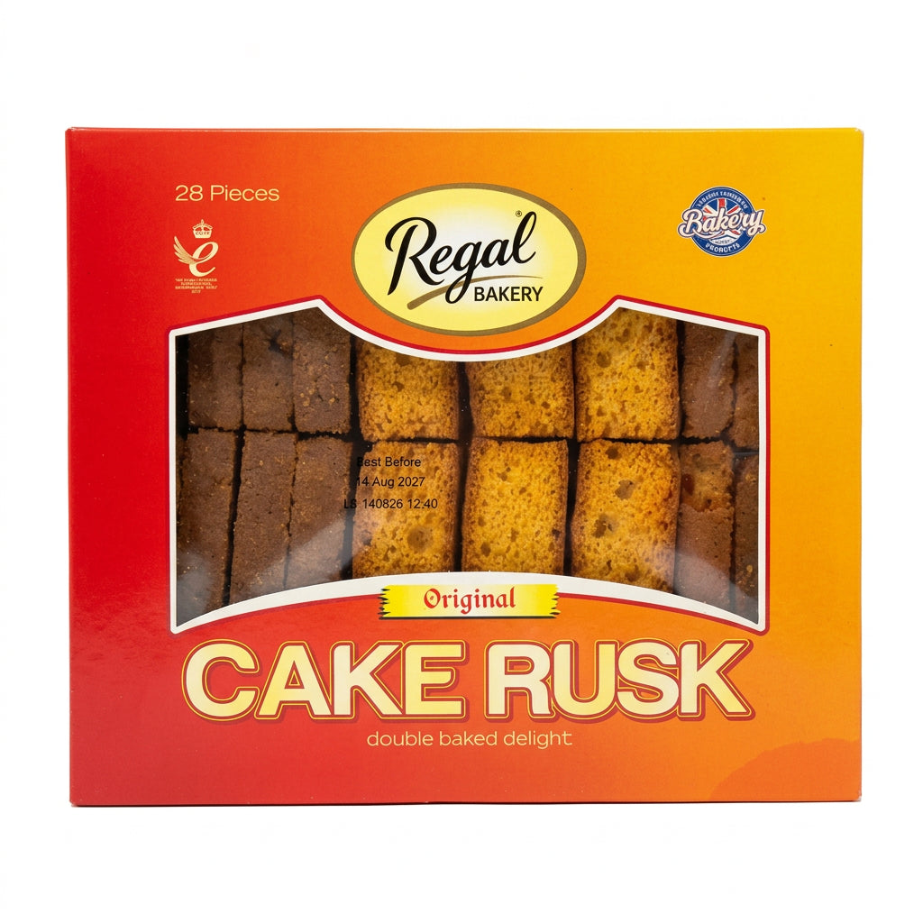 Regal Bakery Original Cake Rusk - 28 Pieces