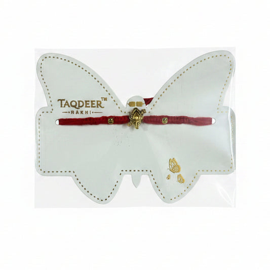 Taqdeer Golden Leaf Rakhi