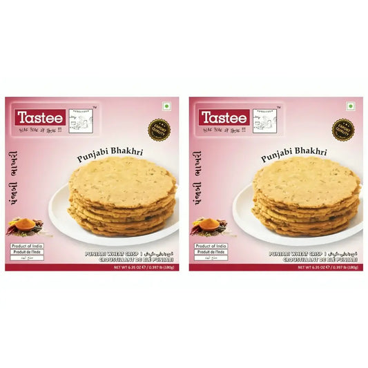 Tastee Bhakhari Punjabi - 180g (Pack of 2)