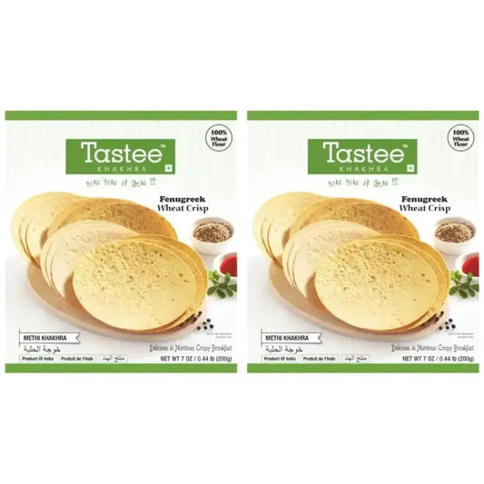 Tastee Methi Khakhra - 200g (Pack of 2)