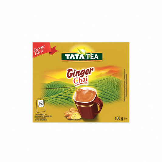 Tata Tea Ginger Chai - 50 Tea Bags (100g)
