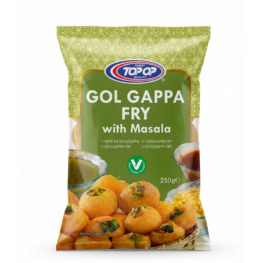 Topop Gol Gappa Fry 250g | Raw Pani Puri Fryums