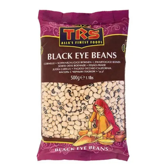 TRS Black Eye Beans 500g - Nutritious, Fiber-Rich Plant-Based Protein