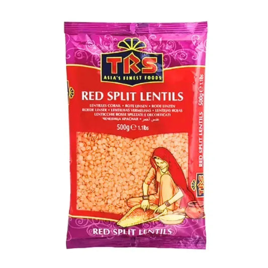 TRS Red Lentils 500g - Fast-Cooking Lentils