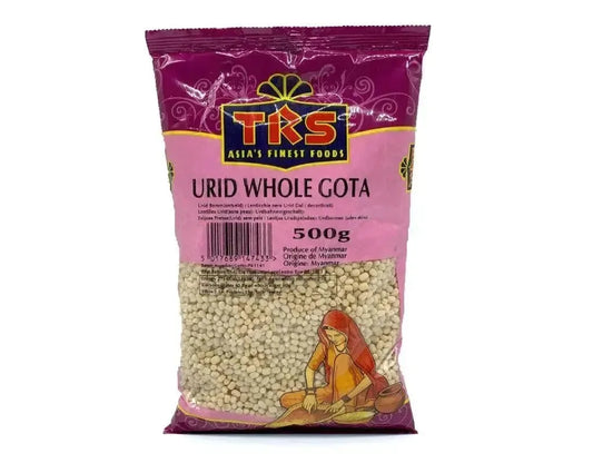 TRS Urid Whole Gota 500g - Black Lentils