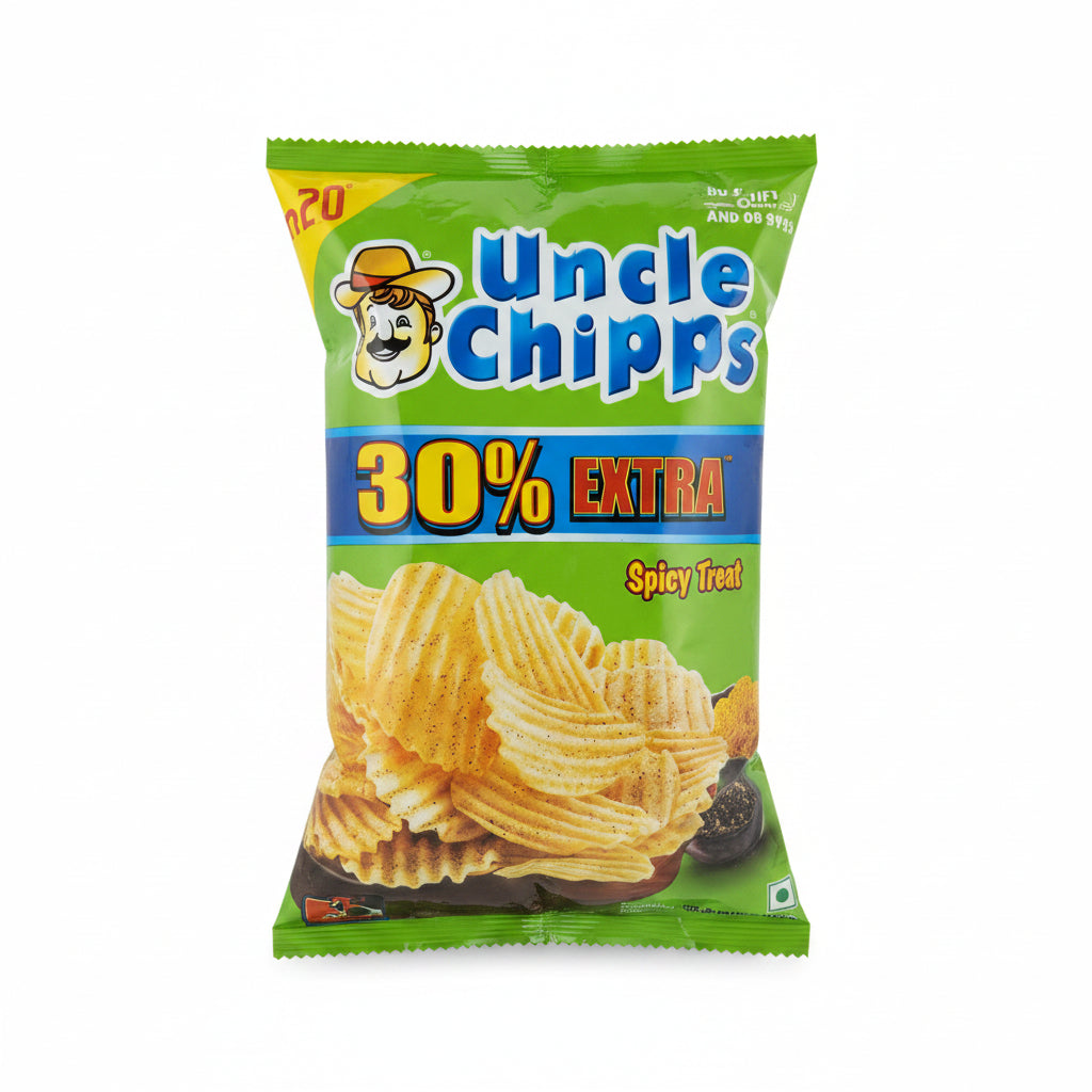 Uncle Chipps Spicy Treat Potato Chips - 48g