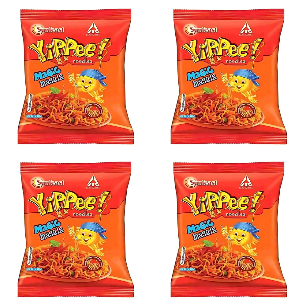 Yippee Noodles Magic Masala - 70g (Pack of 4)